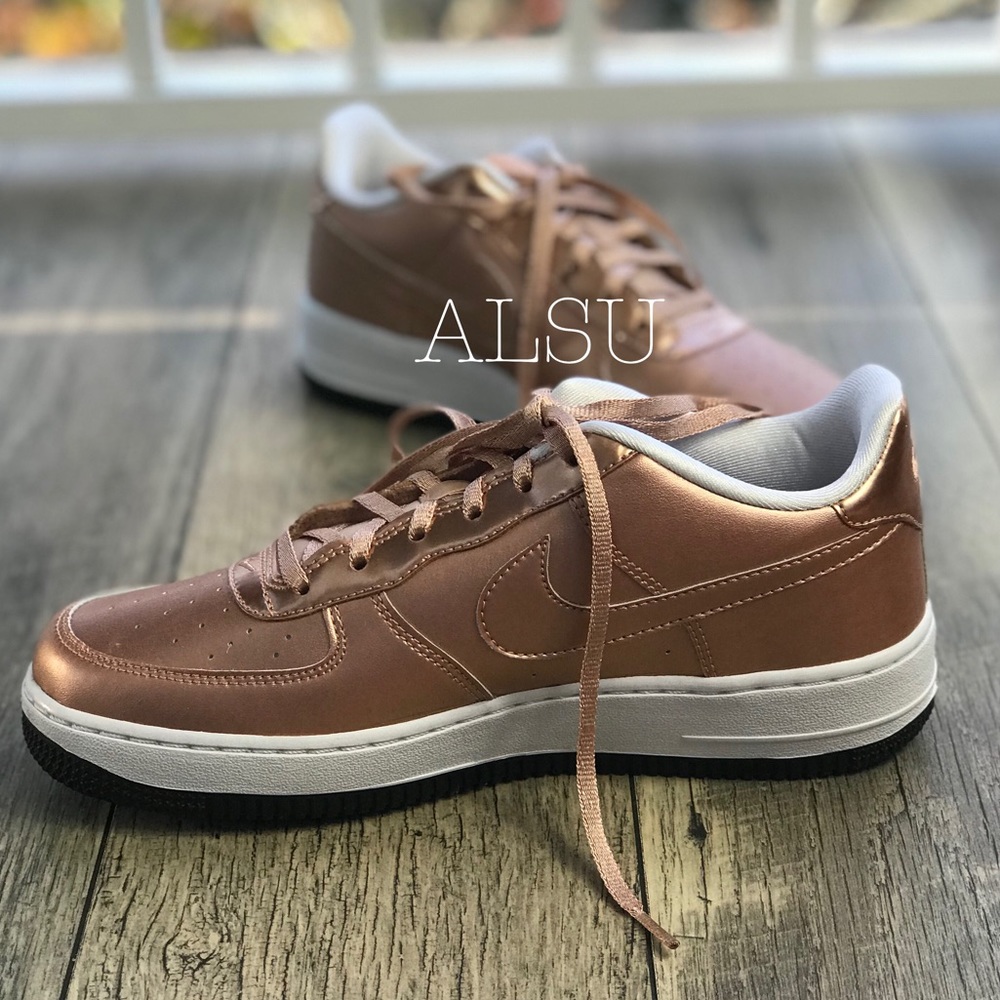 NWT Nike Air Force 1 SE GS Bronze W - Picture 5 of 8